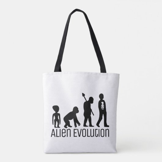 Alien Evolution, buitenaardse Alien Tote Bag (Achterkant)