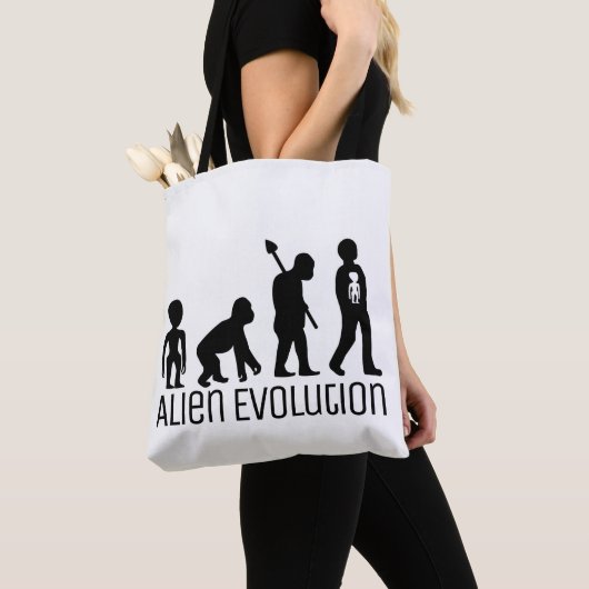 Alien Evolution, buitenaardse Alien Tote Bag (Dichtbij)