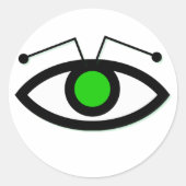 Alien Eye Sticker (Voorkant)