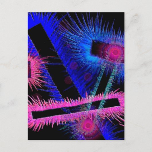 Alien Eyes Briefkaart (Voorkant)