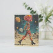 Alien Eyes Briefkaart (Staand voorkant)