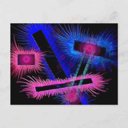 Alien Eyes Briefkaart (Voorkant)