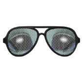 Alien Eyes Zonnebril Leuke Alien Kostuum Geschenke (Voorkant)