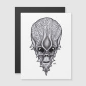 Alien Face , Afrikaanse schedelwederopbouw (Voorkant / Achterkant)