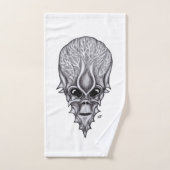 Alien Face , Afrikaanse schedelwederopbouw Bad Handdoek (Handdoek)