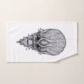 Alien Face , Afrikaanse schedelwederopbouw Bad Handdoek (Handdoek)