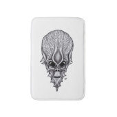 Alien Face , Afrikaanse schedelwederopbouw Badmat (Voorkant Verticaal)