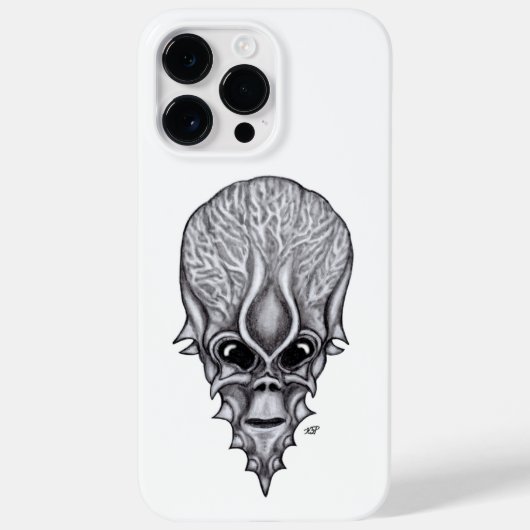 Alien Face , Afrikaanse schedelwederopbouw Case-Mate iPhone Case (Achterkant)