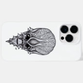 Alien Face , Afrikaanse schedelwederopbouw Case-Mate iPhone Case (Achterkant (horizontaal))