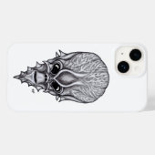 Alien Face , Afrikaanse schedelwederopbouw Case-Mate iPhone Case (Achterkant (horizontaal))