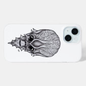 Alien Face , Afrikaanse schedelwederopbouw Case-Mate iPhone Case (Achterkant (horizontaal))