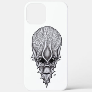 Alien Face , Afrikaanse schedelwederopbouw Case-Mate iPhone Case