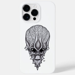Alien Face , Afrikaanse schedelwederopbouw Case-Mate iPhone 14 Pro Max Hoesje