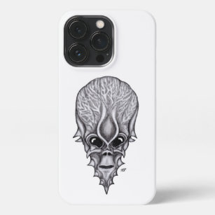 Alien Face , Afrikaanse schedelwederopbouw iPhone 13 Pro Hoesje