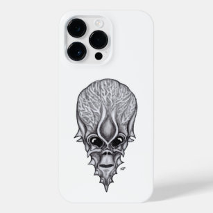 Alien Face , Afrikaanse schedelwederopbouw iPhone 14 Pro Max Hoesje