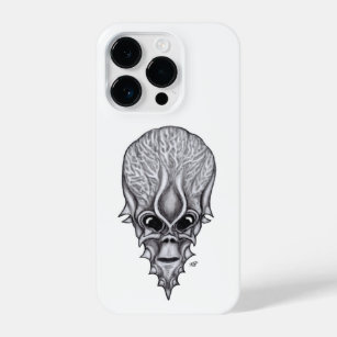 Alien Face , Afrikaanse schedelwederopbouw iPhone 14 Plus Hoesje