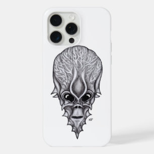 Alien Face , Afrikaanse schedelwederopbouw iPhone 15 Pro Max Case