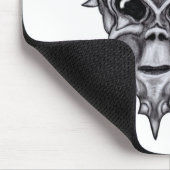 Alien Face , Afrikaanse schedelwederopbouw Muismat (Hoek)