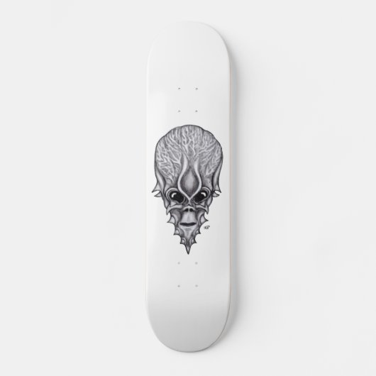 Alien Face , Afrikaanse schedelwederopbouw Persoonlijk Skateboard (Voorkant)