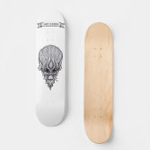 Alien Face , Afrikaanse schedelwederopbouw Persoonlijk Skateboard (Voorkant)