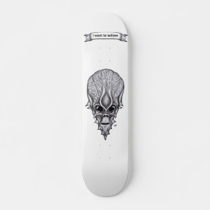 Alien Face , Afrikaanse schedelwederopbouw Persoonlijk Skateboard