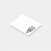 Alien Face , Afrikaanse schedelwederopbouw Post-it® Notes (Schuin)