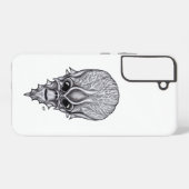 Alien Face , Afrikaanse schedelwederopbouw Samsung Galaxy Hoesje (Achterkant horizontaal)