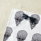 Alien Face , Afrikaanse schedelwederopbouw Strandlaken (In situ)