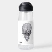 Alien Face , Afrikaanse schedelwederopbouw Waterfles (Achterkant)