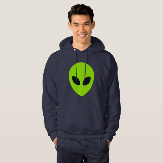 ALIEN FACE HOODIE (Voorkant volledig)