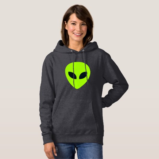 ALIEN FACE HOODIE (Voorkant volledig)