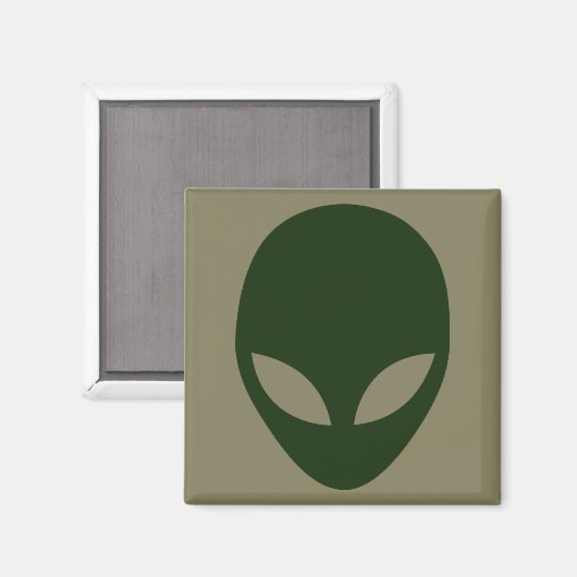 Alien Face Magneet (Voorkant / Achterkant)