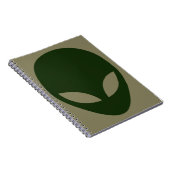 Alien Face Notitieboek (Rechterzijde)