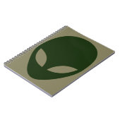 Alien Face Notitieboek (Linkerzijde)