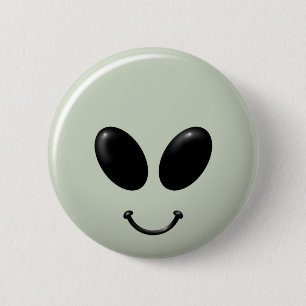 Alien Face.png Ronde Button 5,7 Cm