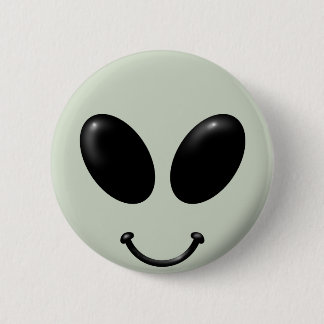 Alien Face Ronde Button 5,7 Cm