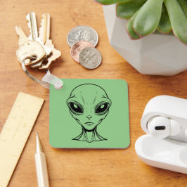 Alien Face Sleutelhanger