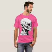 Alien Face T-shirt (Voorkant volledig)