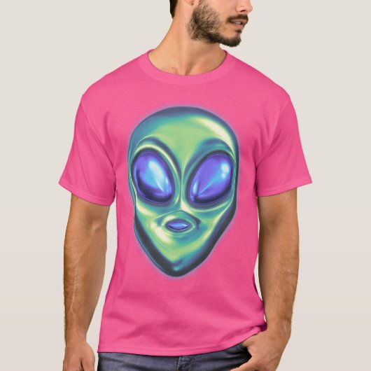 Alien Face T-shirt (Voorkant)
