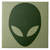 Alien Face Tegeltje (Voorkant)