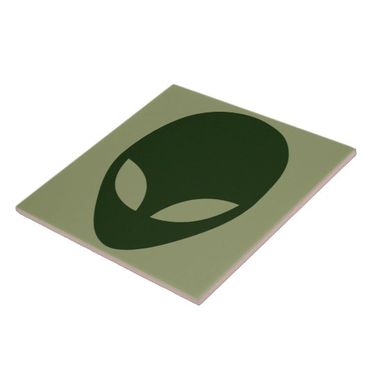 Alien Face Tegeltje (Zijkant)