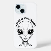 Alien Face-telefoonhoes Case-Mate iPhone Case (Achterkant)
