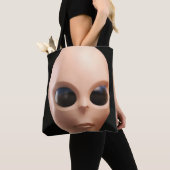 Alien Face Tote Bag (Dichtbij)