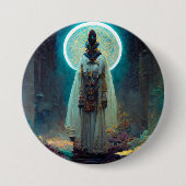 Alien Fae 2 Fantasy Sci-Fi Ronde Button 7,6 Cm (Voorkant)