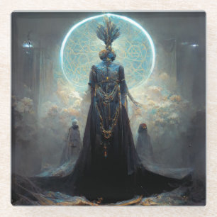 Alien Fae 3 Fantasy Sci-Fi Glazen Onderzetter