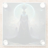 Alien Fae 3 Fantasy Sci-Fi Glazen Onderzetter (Achterkant)