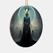 Alien Fae 3 Fantasy Sci-Fi Keramisch Ornament (Rechts)