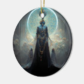 Alien Fae 3 Fantasy Sci-Fi Keramisch Ornament (Links)