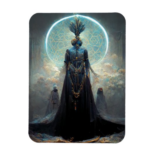 Alien Fae 3 Fantasy Sci-Fi Magneet (Verticaal)