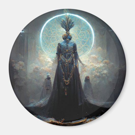 Alien Fae 3 Fantasy Sci-Fi Magneet (Voorkant)